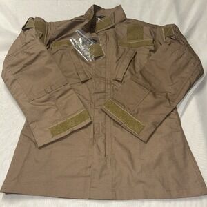 NWT Tru Spec Shirt Mens XSMALL  Brown Camel Ripstop Tactical Response Uniform
